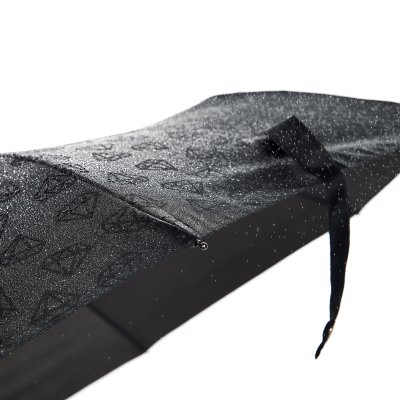 Paraply Wet Diamond fra Happy Sweeds med bilde av sort paraply med diamaner på