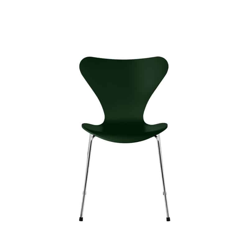 3107_Series_7_Lakket_evergreen_krom_base_produktbilde_fra_fritz_hansen