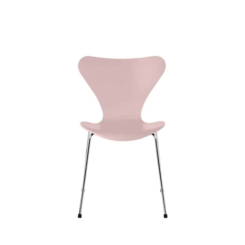 3107_Series_7_Lakket_pale_rose_krom_base_produktbilde_fra_fritz_hansen