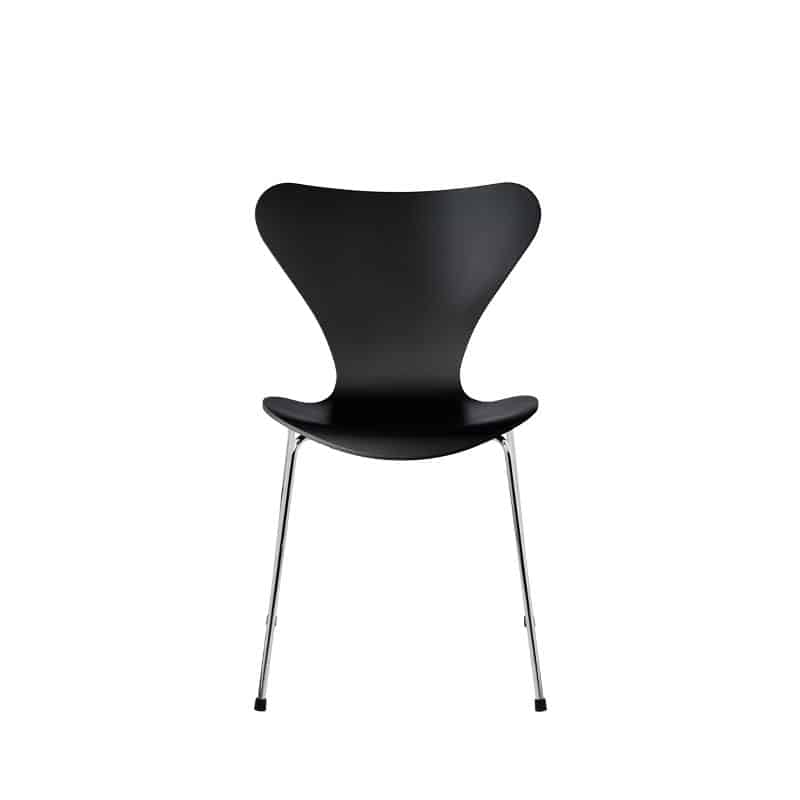 3107_Series_7_Lakket_sort_krom_base_produktbilde_fra_fritz_hansen