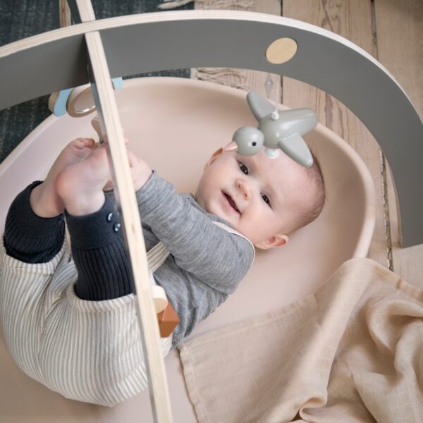Pusle pur stellematte i fargen straw beige fra Sebra