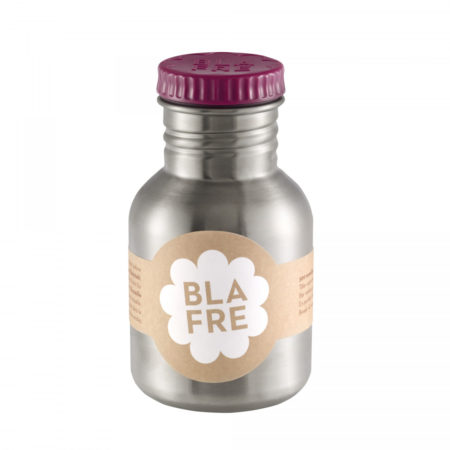 Stålflaske med plommerød kork i 300 ml fra Blafre
