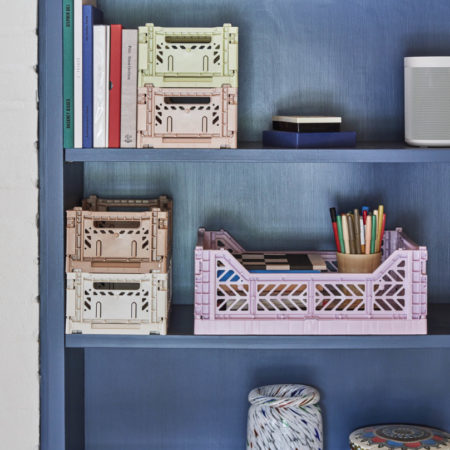 Colour Crate S_Splash Vase Roll Neck M white dot oppbevaringsboks fra HAY