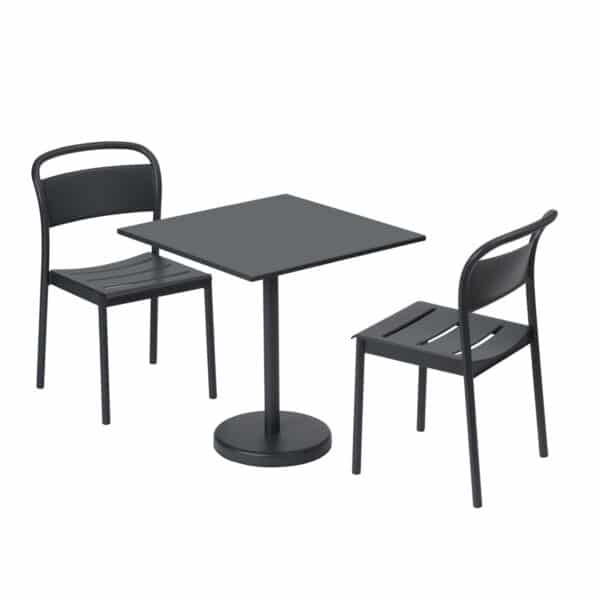 Café table in black from Muuto