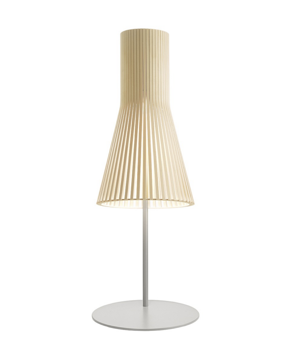 Secto bordlampe 4220 fra Sercto Design i naturlig bøk