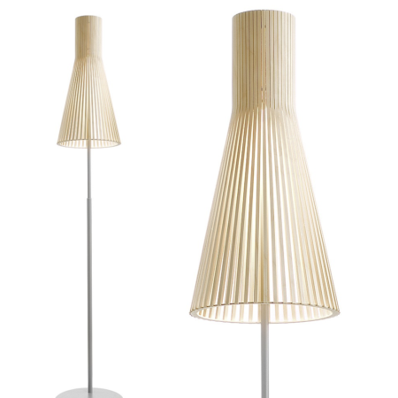 Secto gulvlampe 4210 fra Secto Design i naturlig bøk