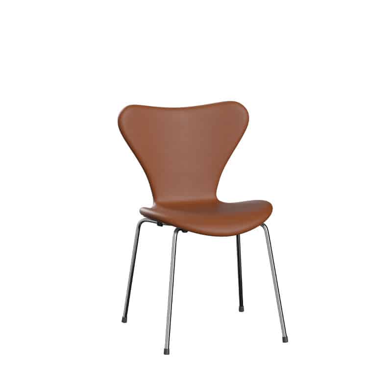 Series7_fullpolstret_walnut_brown_leather_chrome_legs_produktbilde_800x800