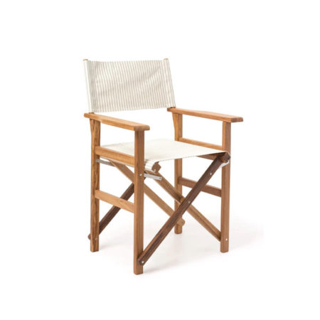 Directors Chair | Spisestol - Laurens sage stripes