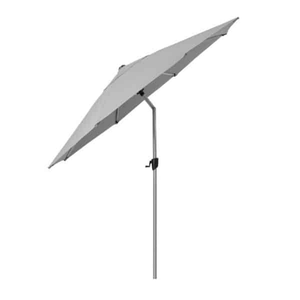Sunshade parasoll med tilt og sveiv i lys grå fra Cane-Line