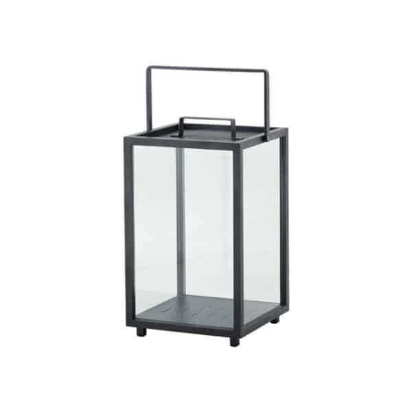Lighthouse lanterne I rustfritt sort aluminium fra Cane-Line
