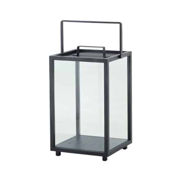 Lighthouse lanterne I rustfritt sort aluminium fra Cane-Line