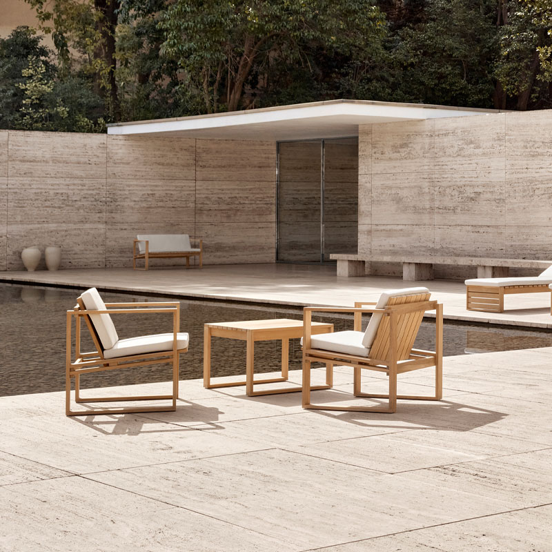 bk11 lenestol i teak fra Carl Hansen