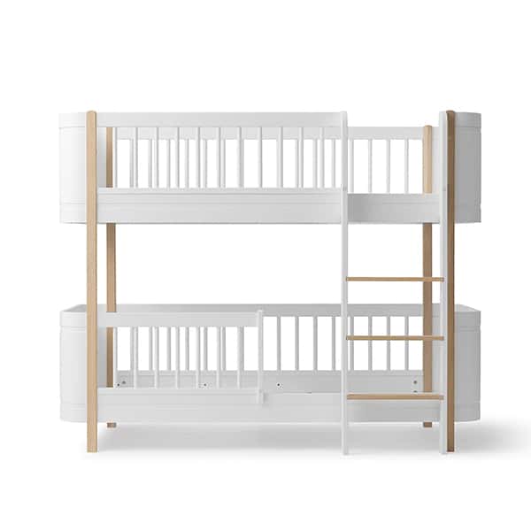 Wood Mini+ køyeseng-hvit og eik-041461-oliver furniture-lilleverket-verket interiør