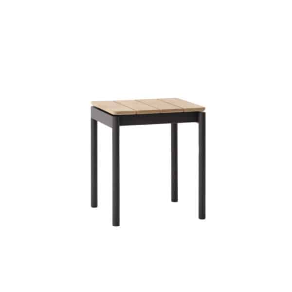 Ville krakk fra and tradition med sorte pulverlakkerte bein og teak plate