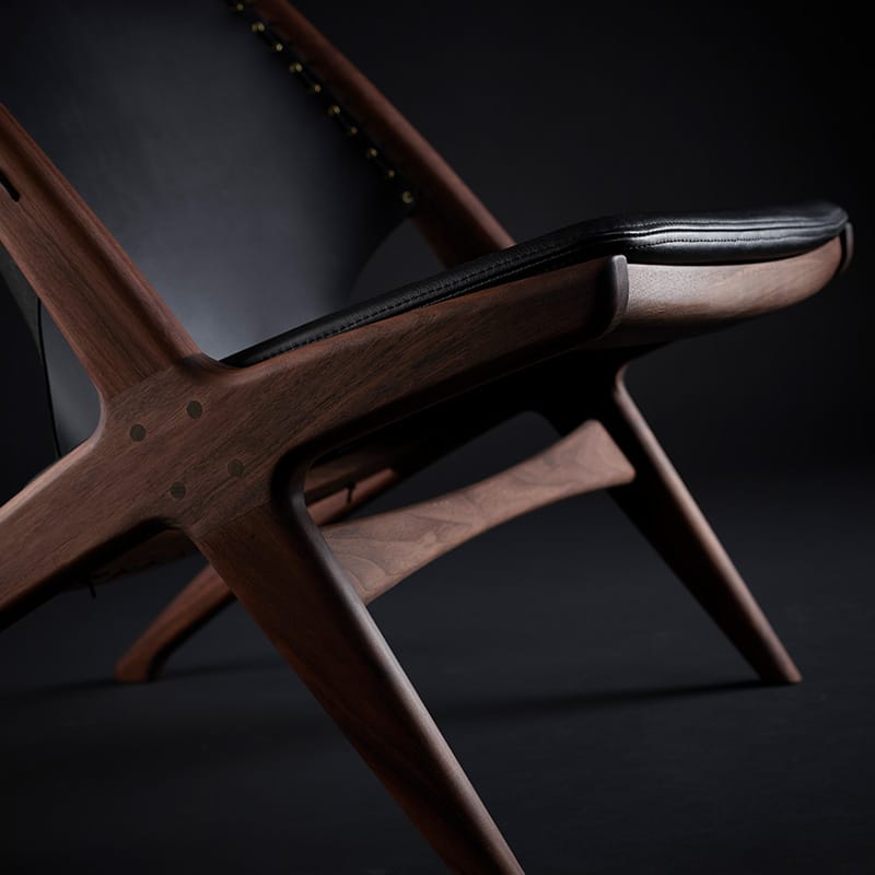 Eikund-krysset-lenestol-fredrik a. kayser designer-norsk design