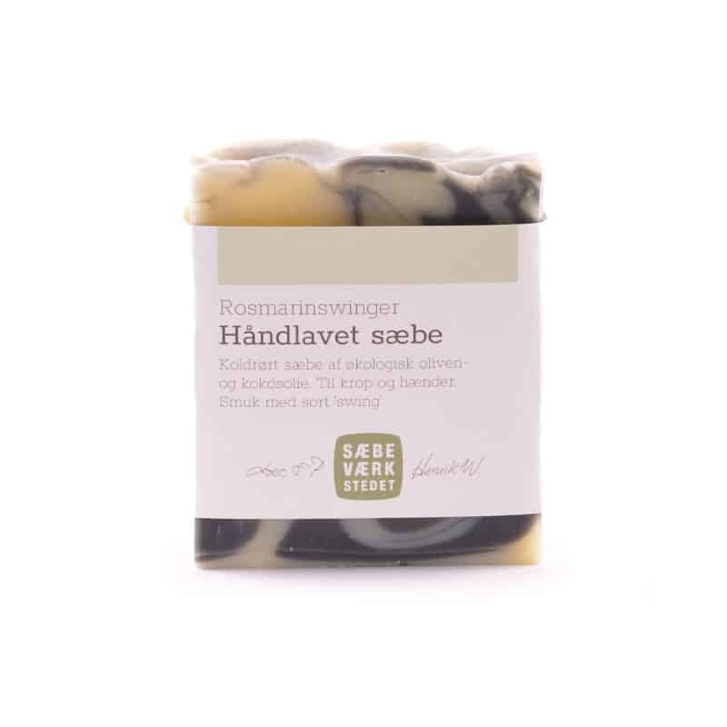 Håndlaget såpestykke fra sæbeverkstedet
