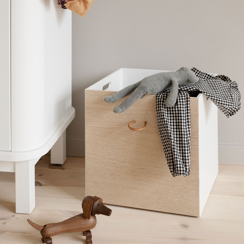 Oppbevaringsreol 3x2 hyller i hvit fra oliver furniture