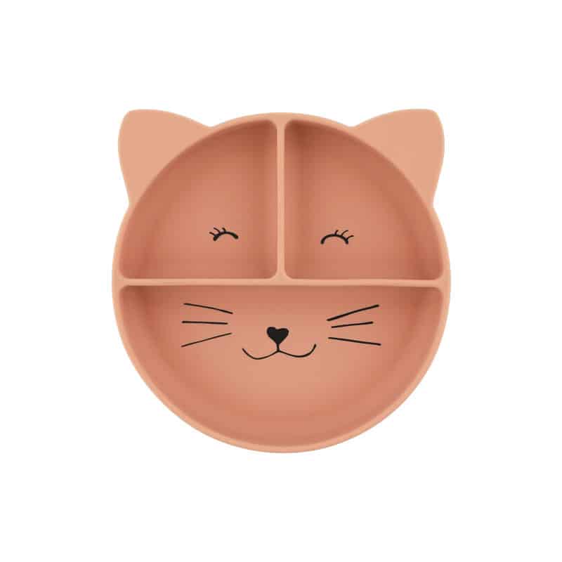 silikontallerken med sugekopp med katt fra Trixie