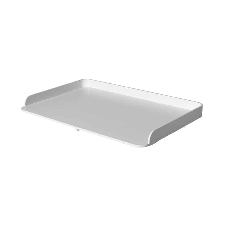 Wood stelleplate i hvit fra Oliver furniture