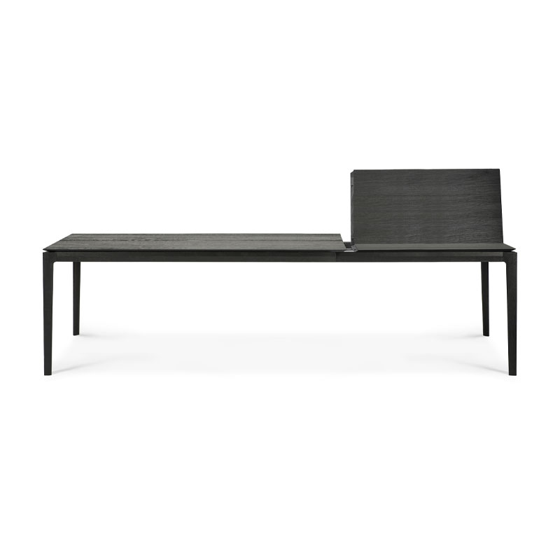 Bok spisebord med uttrekk i sortlakkert eik fra ethnicraft