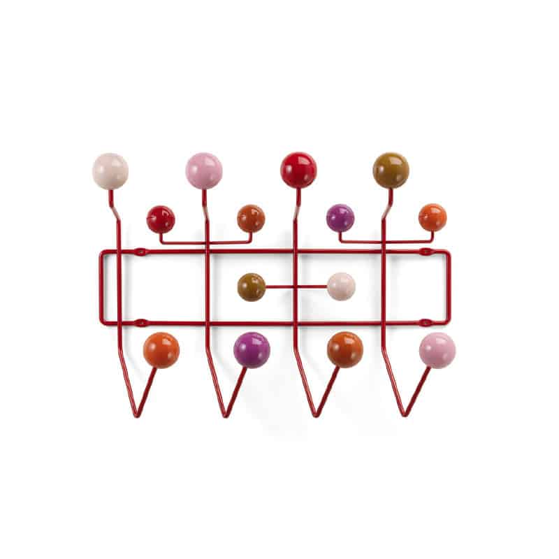 hang it all kanggrekke I ulike rødtonerfra Vitra