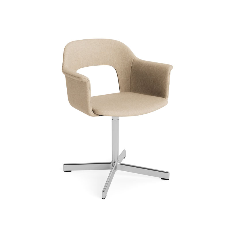 Layout_armchair_234_alu_4-star_produktbilde_metaphor_polished_aluminium