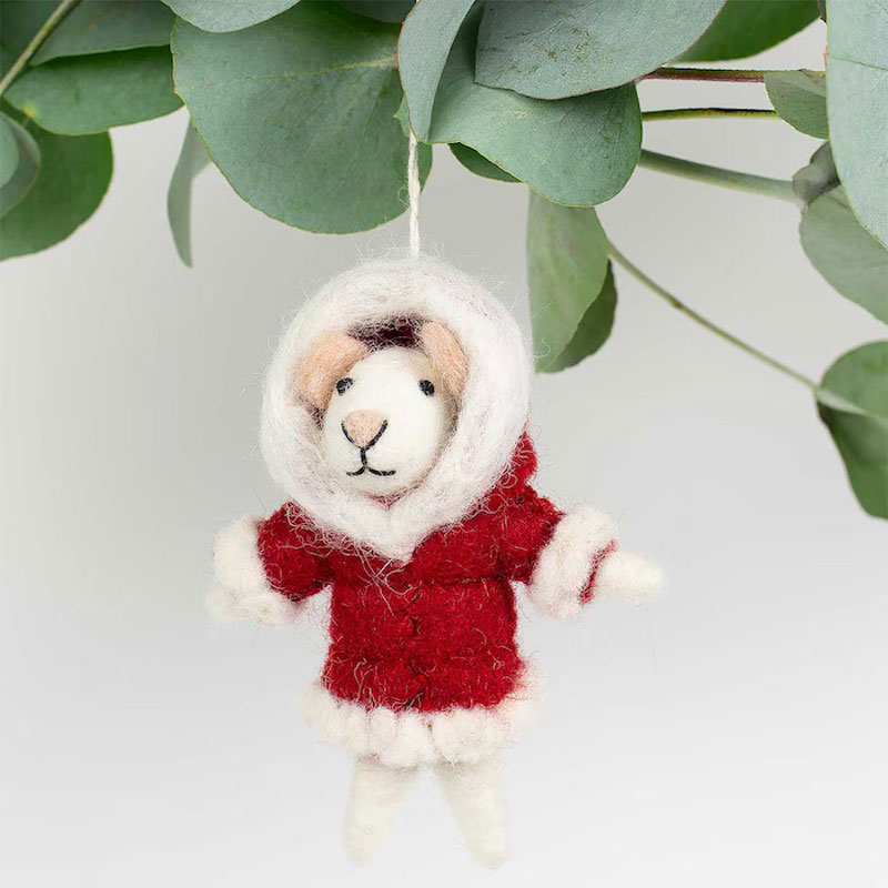 ullfigur Santa Lady fra afroart - Produktbilde