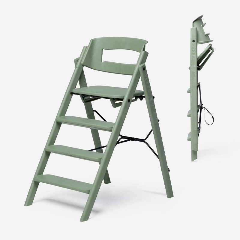 kaos klapp barnestol i dus grønn