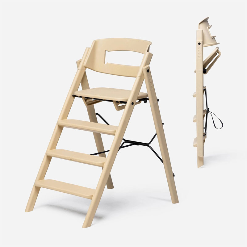 kaos klapp barnestol i beige