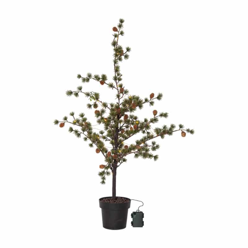 larix busk 117 cm med lys fra ms belysning