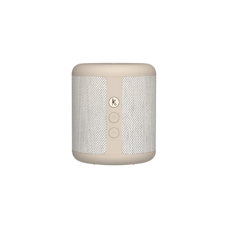 Klar Bluetooth høytaler i beige fra krefunk