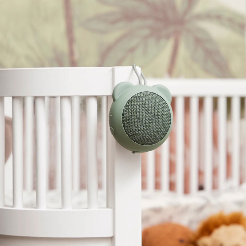 høytaler til barn i grønt fra krafunk