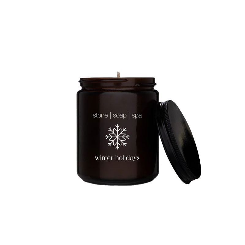winter holiday duftlys fra stone soap spa
