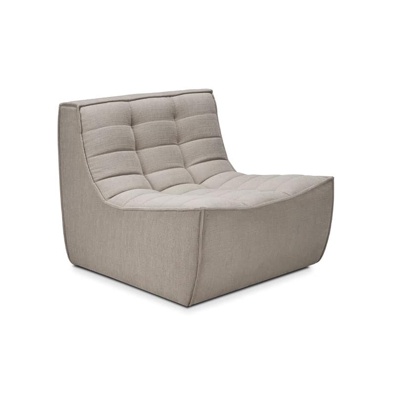 N701 1-seter modulsofa i ecru eco tekstil fra Etchnicraft