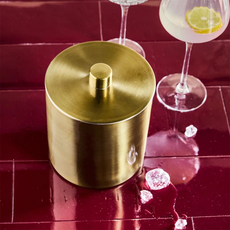 Isbøtte i antikk messing fra House Doctor