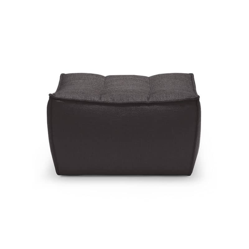 N701 fotskammel modul i dark grey I standard tekstil fra Etchnicraft