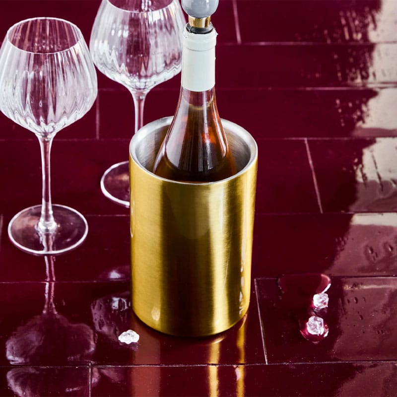 Vinkjøler i antikk messing fra House Doctor