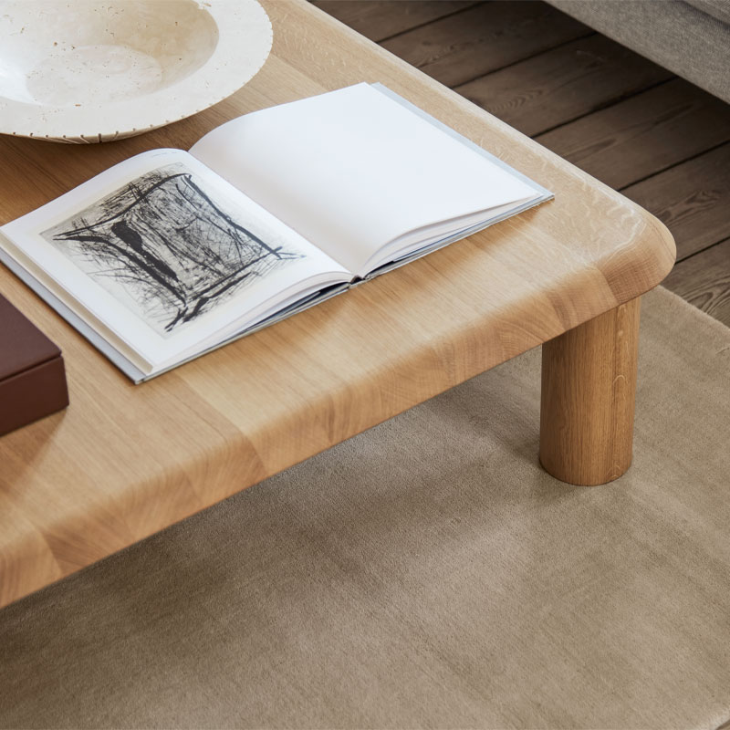 islets sofabord i lysoljet eik fra fredericia