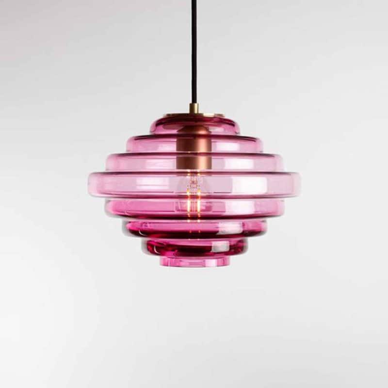 steg by step oh baby med fushiafarget glass og messing oppheng fra house of Holmedal