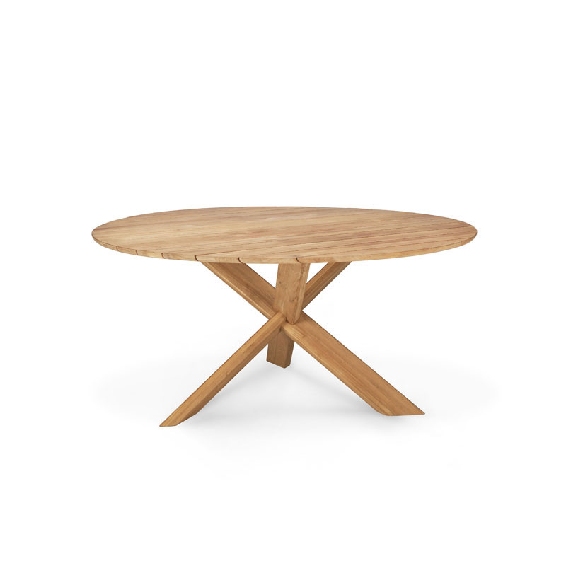 circle spisebord 136 i teak fra ethnicraft
