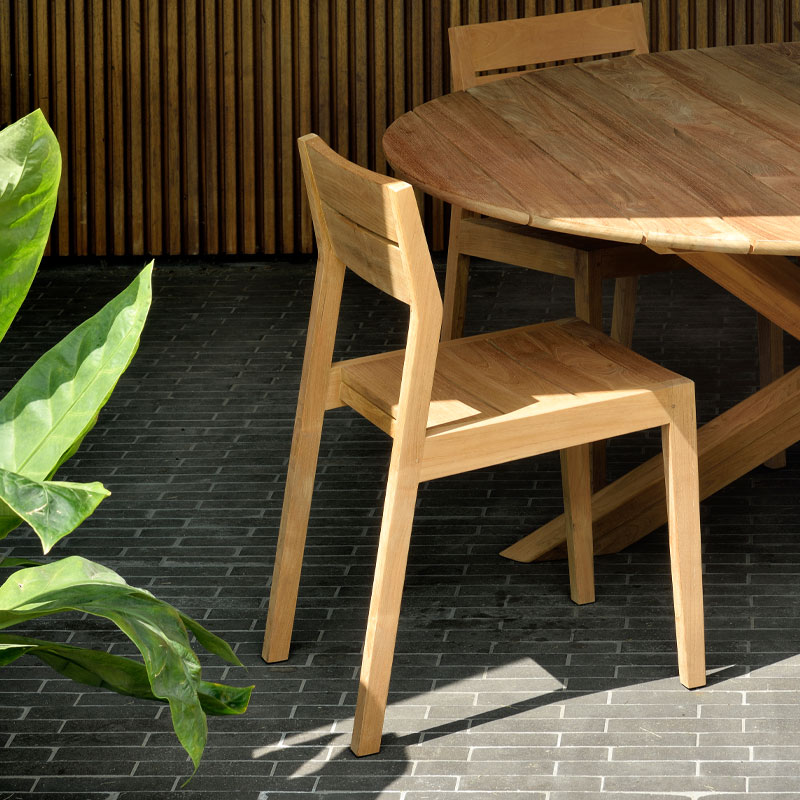 ex1 spisestol i teak fra ethnicraft