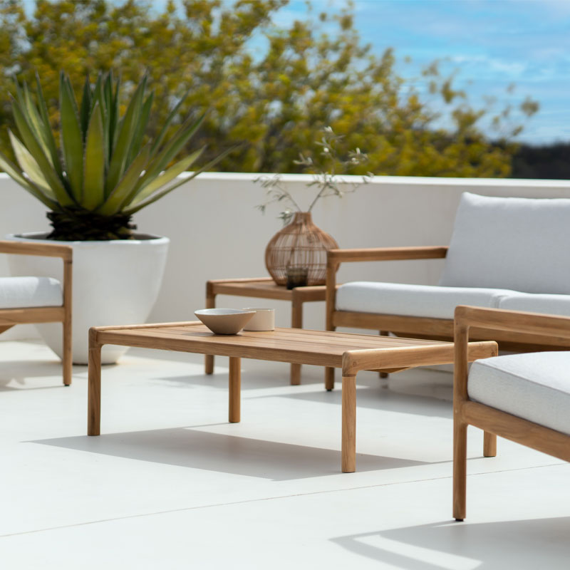 jack sofabord 150 cm i teak fra ethnicraft