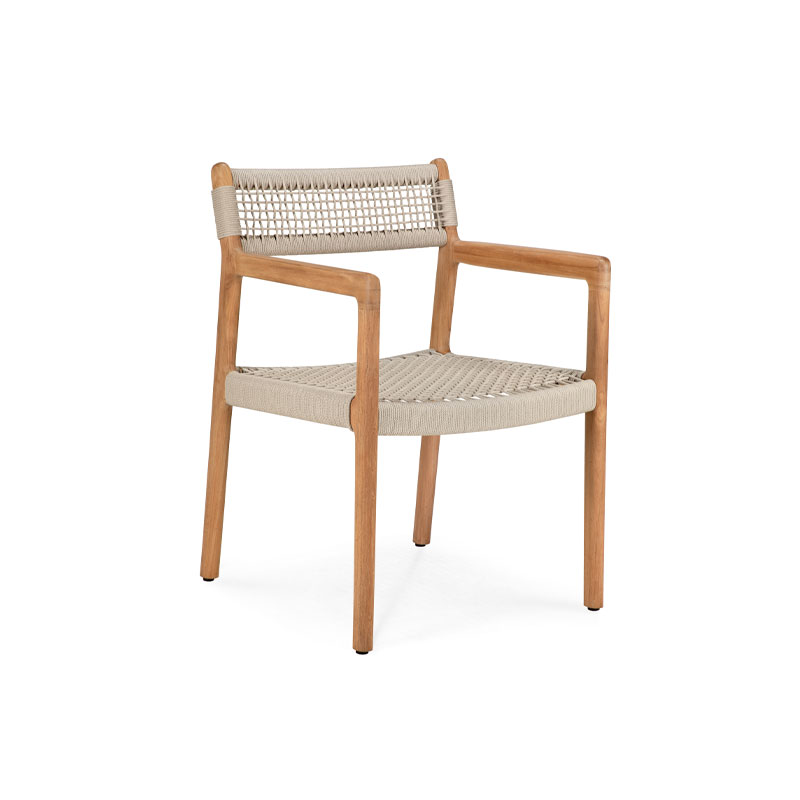 jack woven spisestol i teak fra ethnicraft