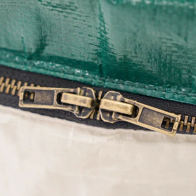 kjølebag i beige og grønn fra house doctor