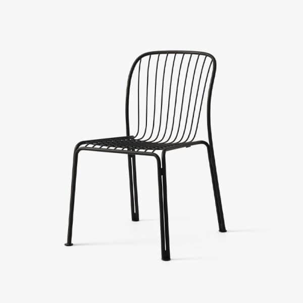 Thorvald spisestol uten arm I sort fra and tradition