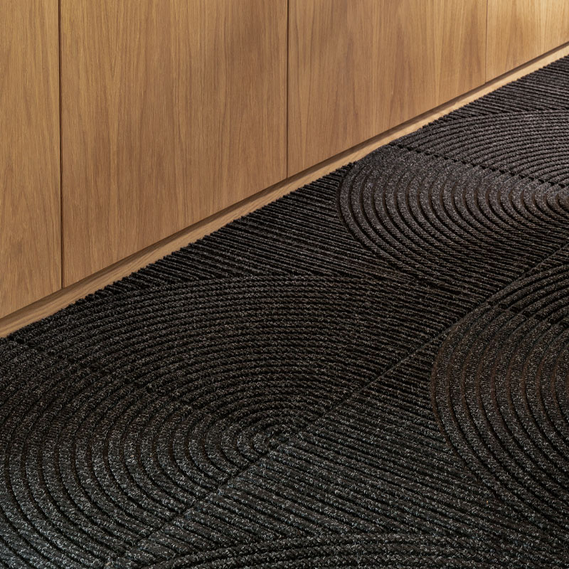 Zen dørmatteflis sort fra heymat