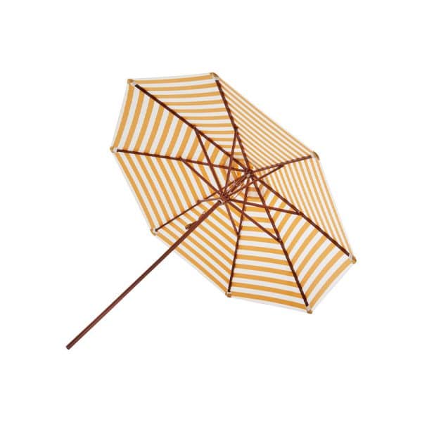 Messina parasoll 270 cm stripete gul fra Fritz Hansen