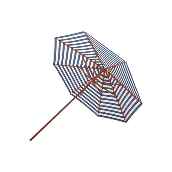Messina parasoll 270 cm stripete blå fra Fritz Hansen