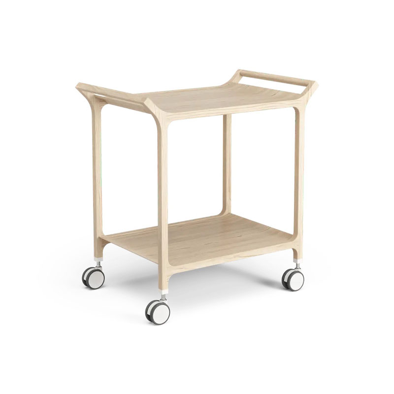 Teatime serveringsvogn i lakket eik fra Swedese