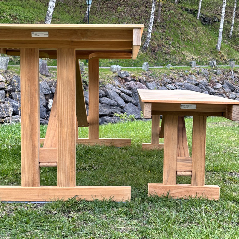 bm1771 spisebord i teak fra carl hansen